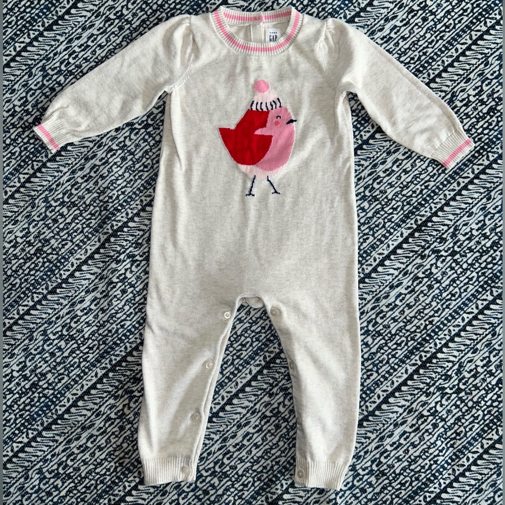 Baby Gap cotton sweater outfit, like new 18-24 months